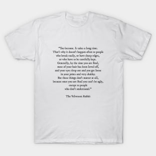 The Velveteen Rabbit Quote T-Shirt